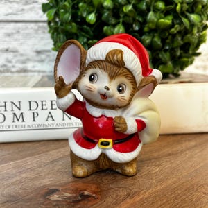 Homco Christmas tumbling pixie Elf figurine Vintage (single)