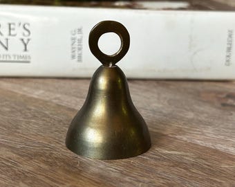 candle snuffer Indian brass religious temple small brass bell decorative church tabletop bell old