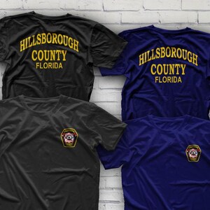 New hillsborough county florida T-Shirt S-4XL Birthday Present  Unisex Clothing Summer672