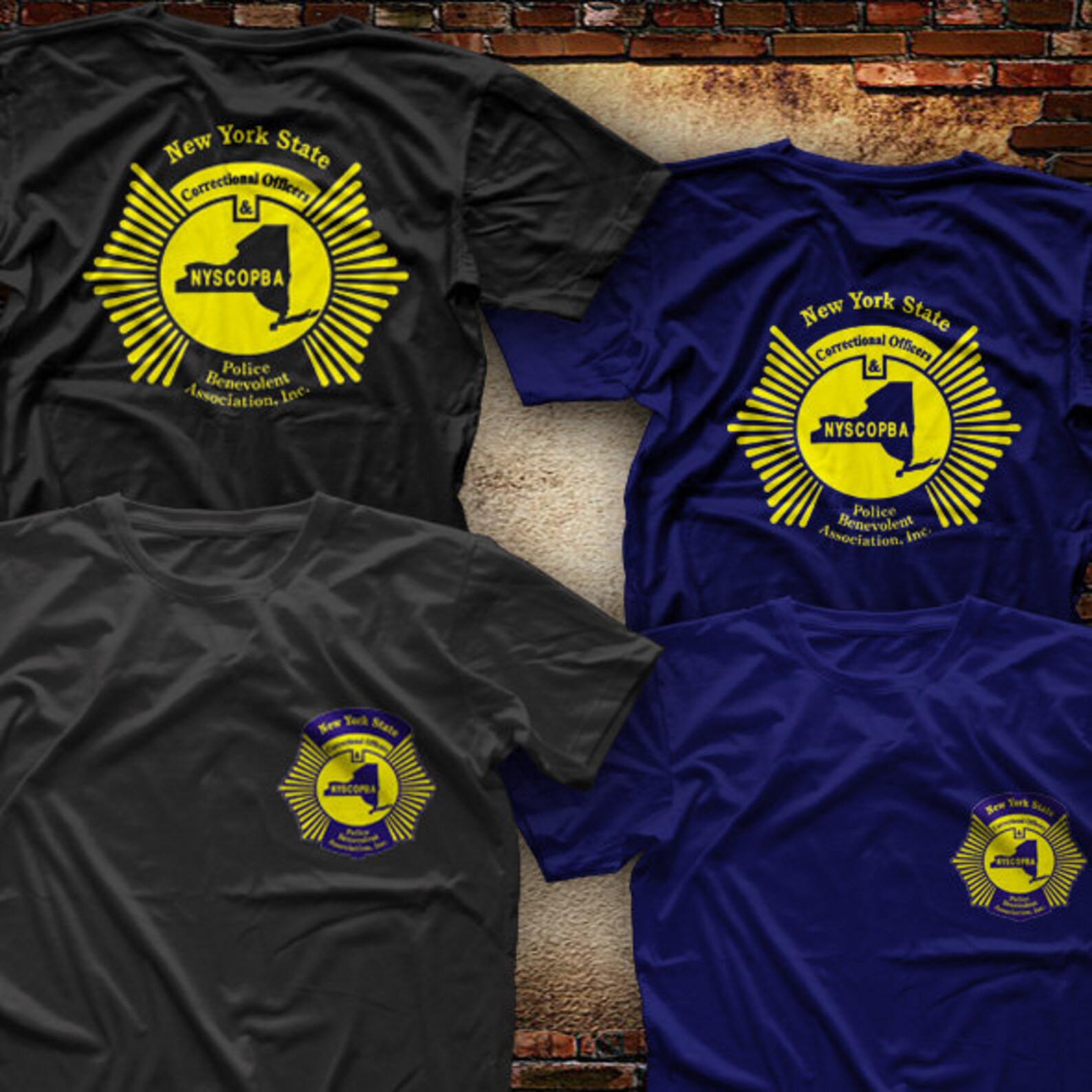 New York State Correctional Officer & NYSCOPBA T-shirt Size - Etsy