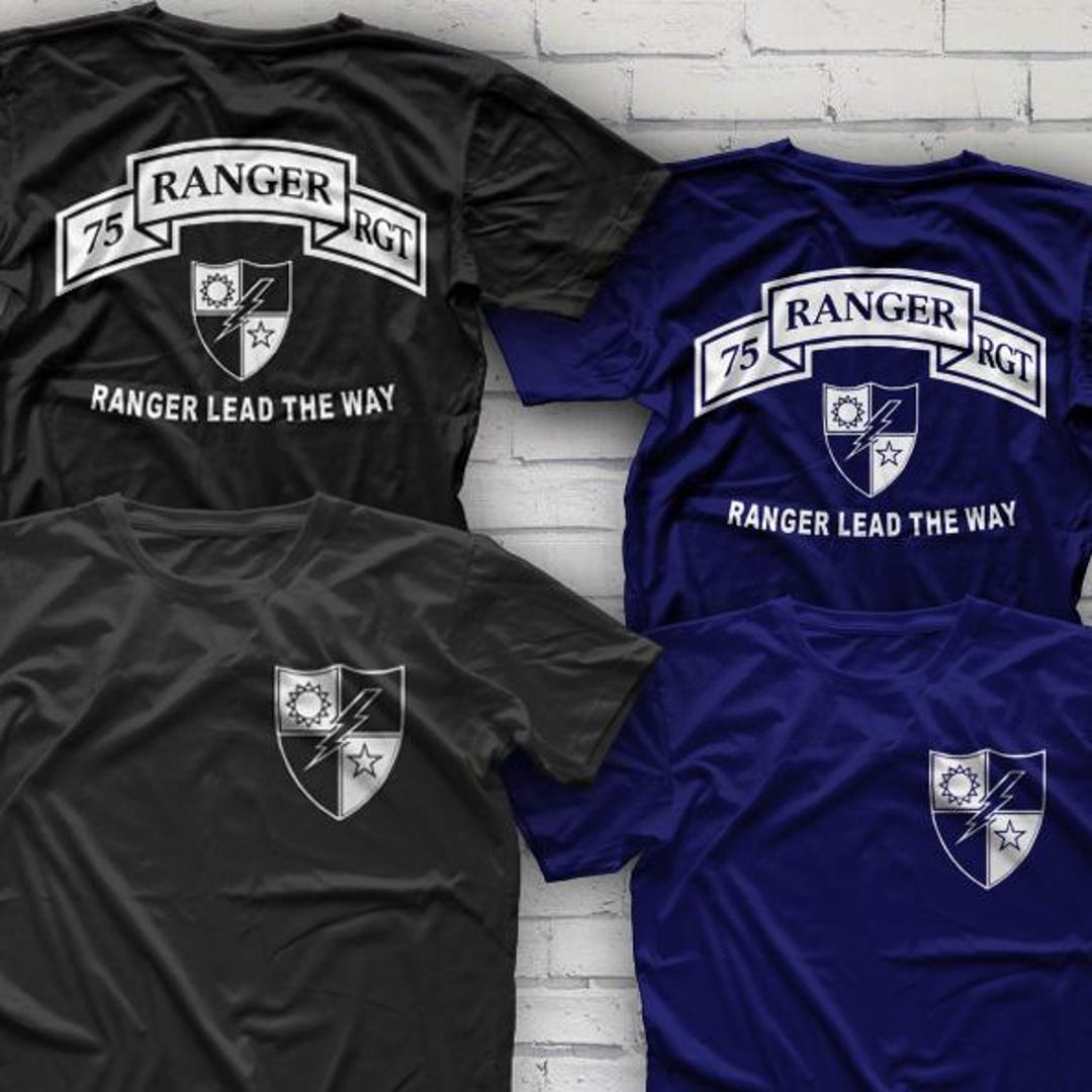 New 75th Ranger Regiment Army Rangers US Army Military Special Force T ...