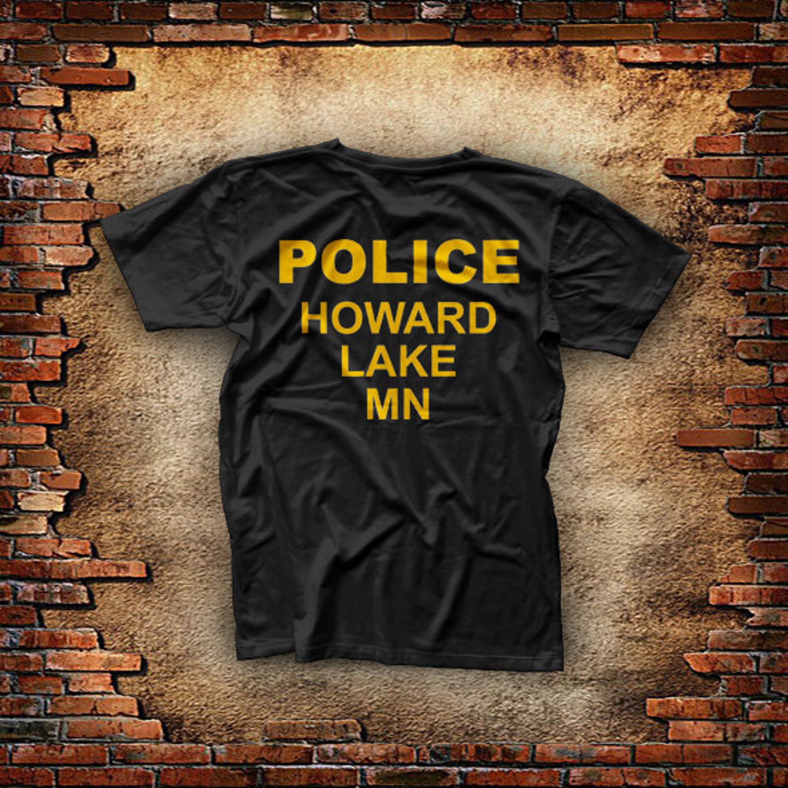 Police Howard Lake MN Logo Community Club Tshirt Size S2XL Etsy