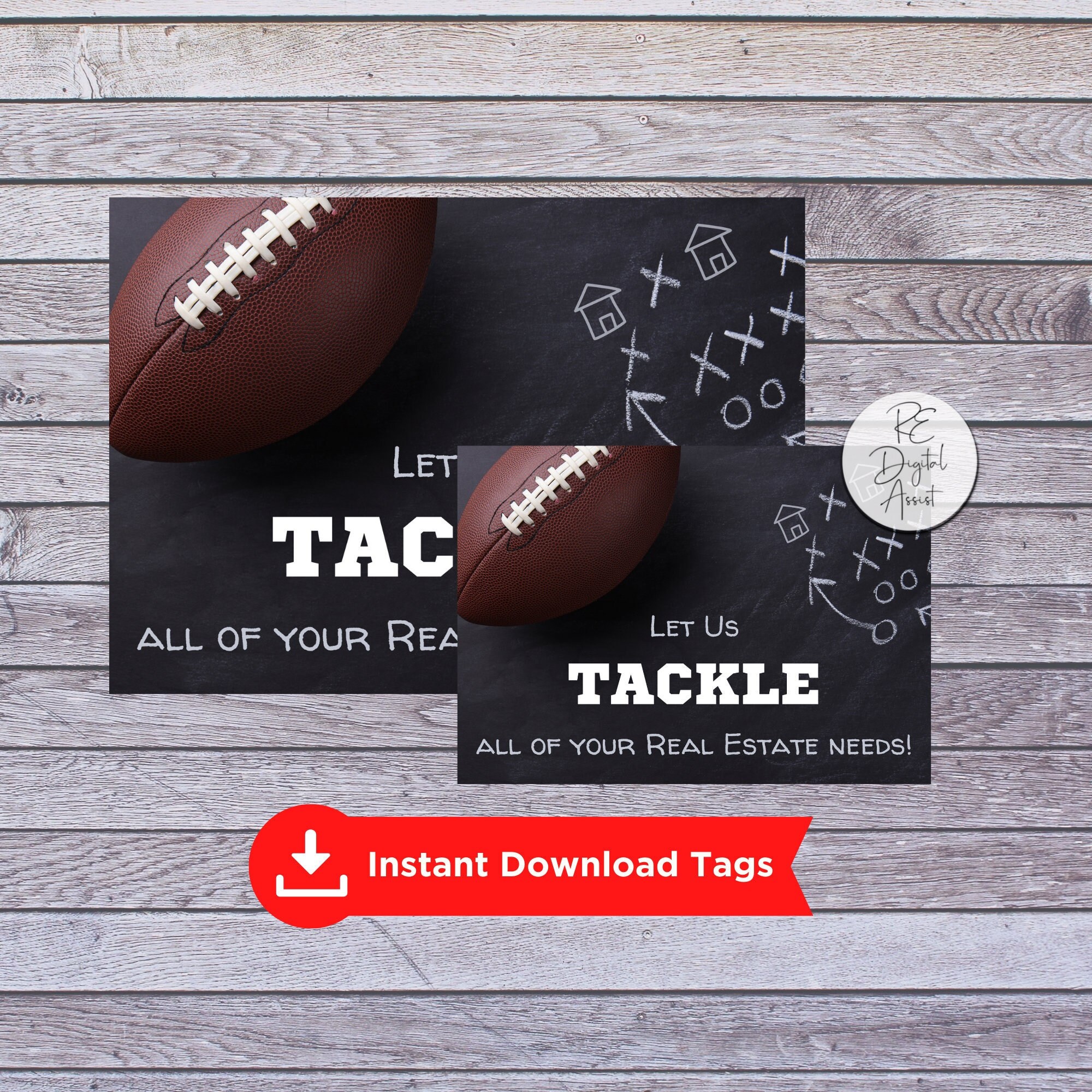 Tackle Real Estate Football Group Pop by Tags Broker Team Etsy