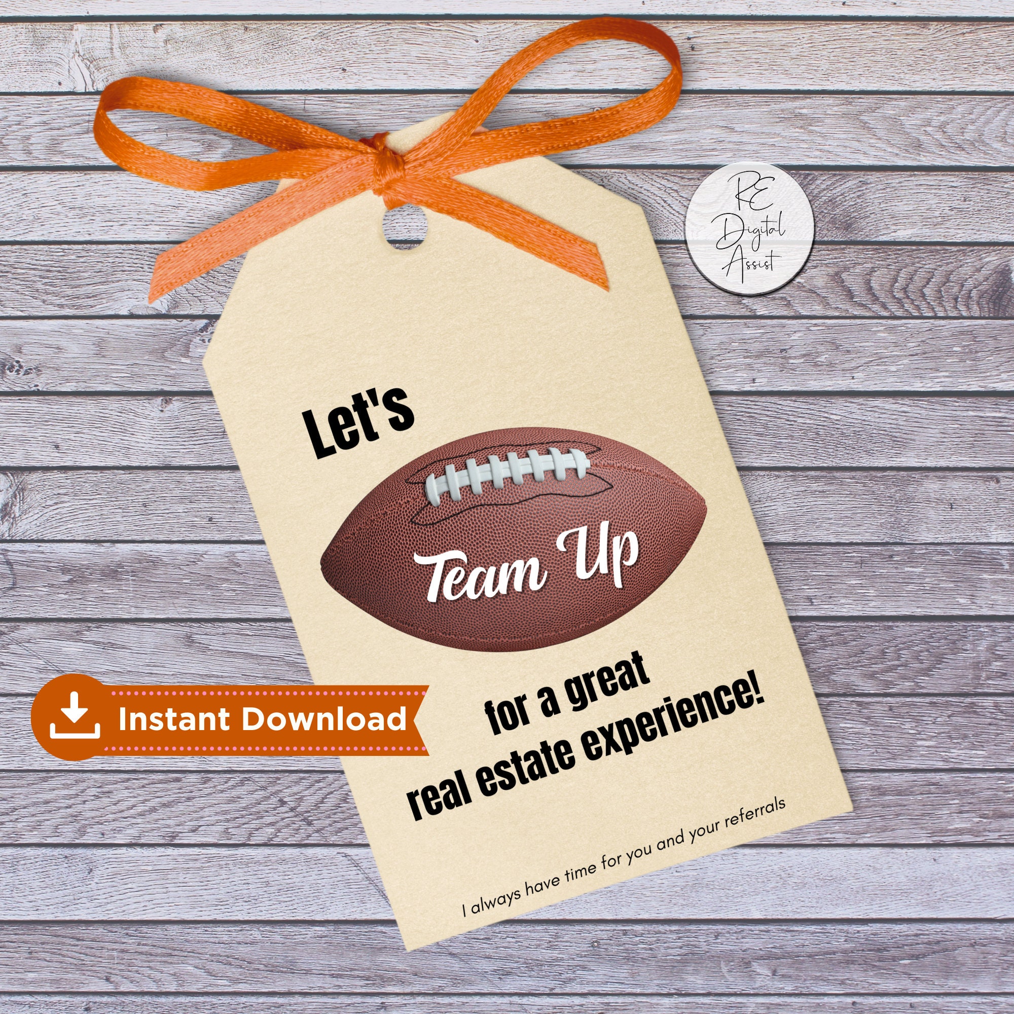 Real Estate Football Super Bowl Pop by Tags Business Referral Etsy