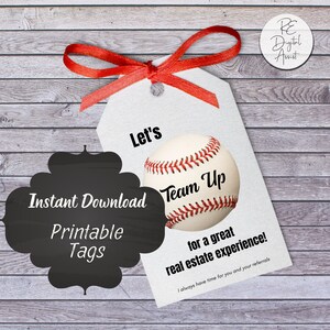 Real Estate Baseball Pop by Tags, Business Referral Team Game Tags ...