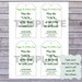 Editable St. Patrick's Day Luck of the Irish Hang Tag PDF - Etsy
