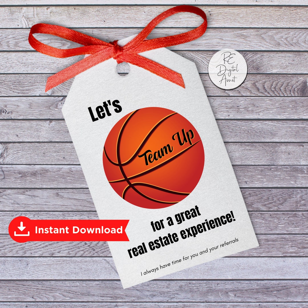 Real Estate Basketball Pop by Tags, Business Referral Team Game Tags ...