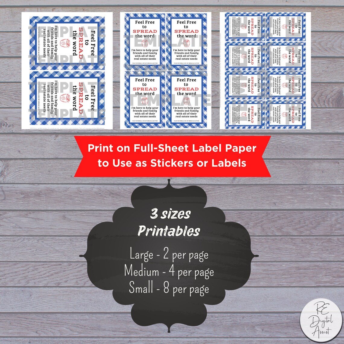 PRINTABLE Jam Spread Real Estate Pop by Gift Tags Neighbor Etsy