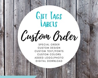Custom Gift Tags Printable | Download Real Estate Pop By Gift Tag | Personalized Pop-by Tag | Custom Design Postcard or Labels
