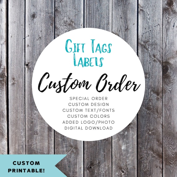 Gift Tag Label Templates - Download Gift Tag Designs