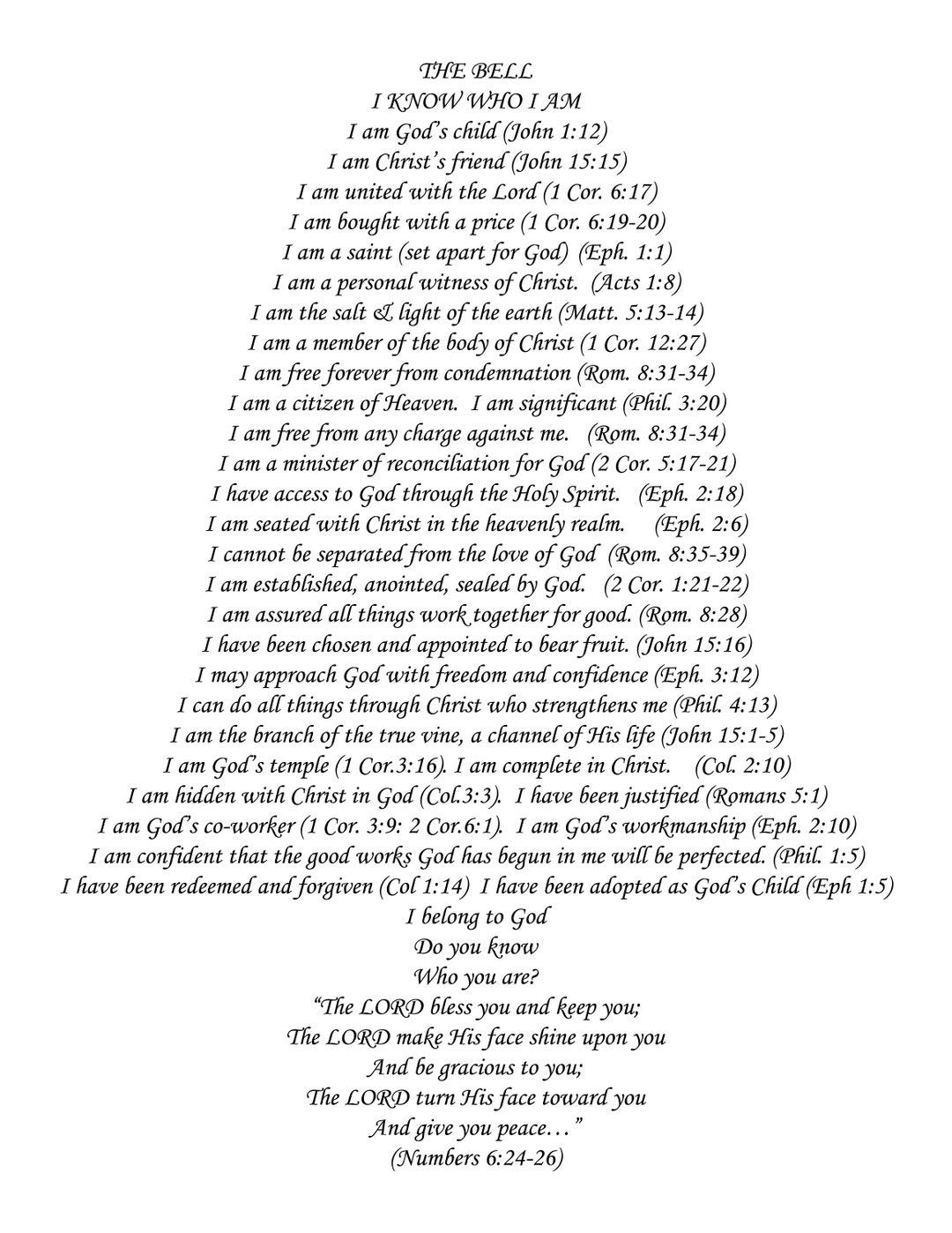 The Bell Various Bible Verses 8x10 Polyester Fabric Etsy