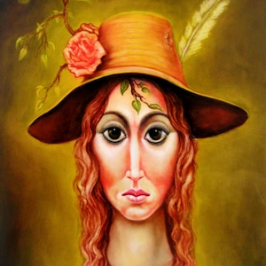 Spring - By Imre Zsido (Fantasy Art Canvas Print) - Fantasy Drawing | Original Art | Goddess Art | Wall Art | Canvas Painting