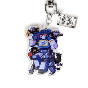 TF Soundwave 2" Acrylic Keychain