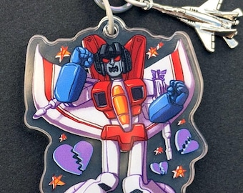 TF Starscream 2" Acrylic Keychain