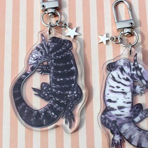 Tegu Acrylic Keychain
