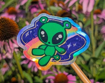 Alien Pal Holo 3" Vinyl Sticker