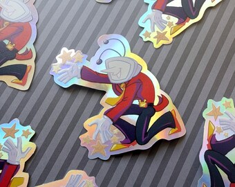 Mr Ant Tenna Holo 3" Vinyl Sticker