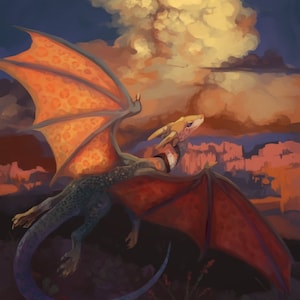 Desert Dragon 11 x 14&quot; Print