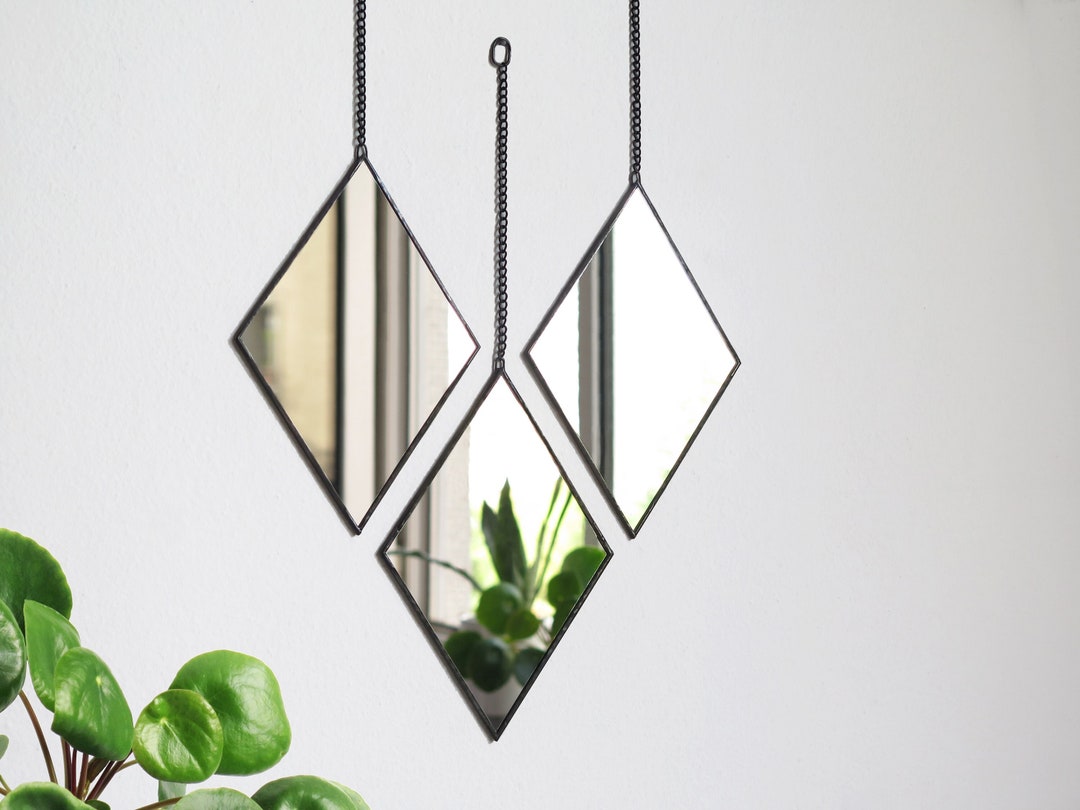Diamond Mirror, Decorative Mirrors, Mirror Wall Decor, Trendy Mirrors