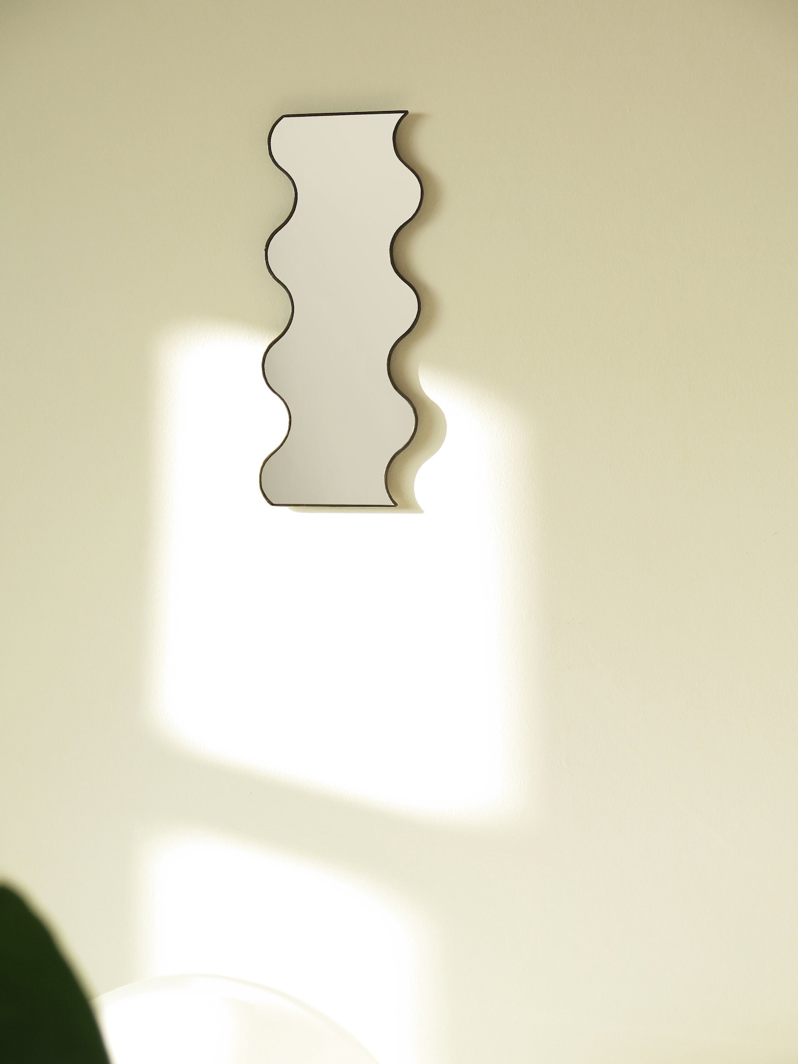 Wavy Mirror Squiggle Wall Decor Irregular Home Objects - Etsy