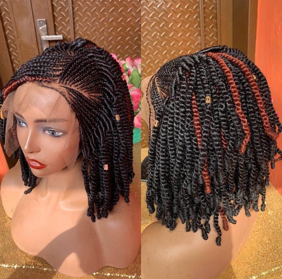 Braided wigs Nigerian braided wigs for black woman Etsy