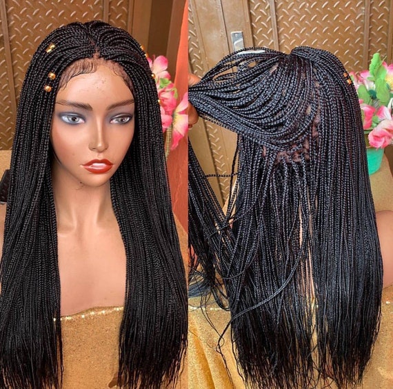 Full lace Braided wigs Nigerian woman braided wigs for black Etsy