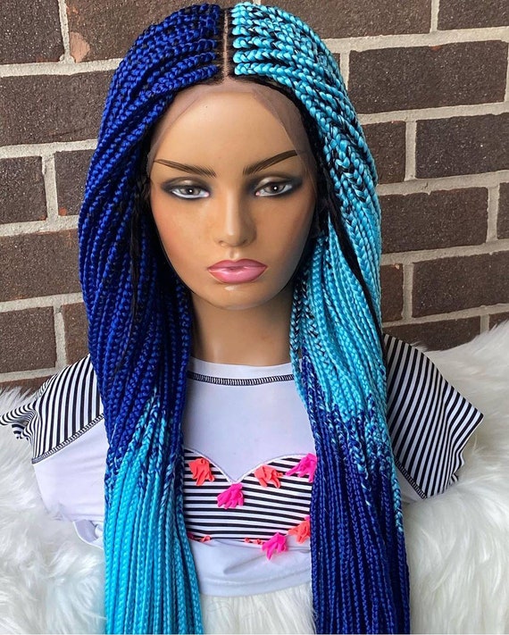 Braided wig Nigerian Woman Braided wigs for Black woman Etsy