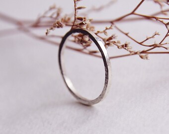 Stacking Ring • Silver Jewelry, Handmade sterling silver ring, Argentium rings.