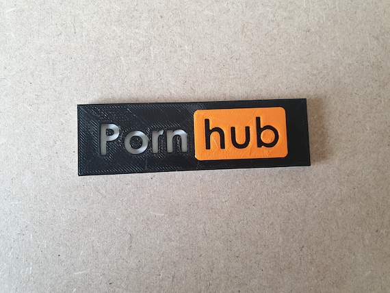 570px x 428px - Gift geek Logo Porn hub printed in 3D