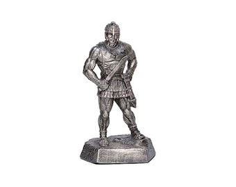 Gladiator with Optional Base + Custom Personalized Engraving, Custom Engraving, Gladiator, Gladiator Decor, Gladiator Award, Made in USA