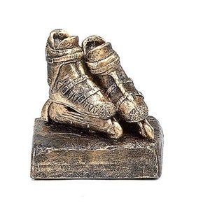 Rollerblades with Optional Base + Personalized Custom Engraving, Rollerblades Statue, Roller skates, Rollerskating, Rollerskates, USA Made