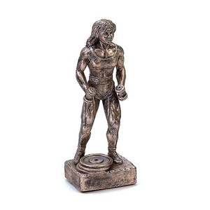 Weightlifting Woman w Barbells w Optional Base + Personalized Custom Engraving, Weightlifting, Female Weightlifter, Weightlifting, US Made