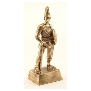 Spartan Statue with Optional Custom Engraving and Base, Spartan Statue, Spartan, Spartan Award, Spartan Decor, Spartan Gift, Made in USA