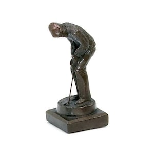 6.25” Male Putter with Optional Base + Personalized Custom Engraving, Golf Putter Statue, Golfer Award, Golfer Statue, Golf Decor, USA Made