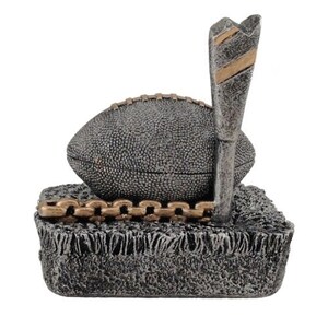 Move Those Chains Football with Optional Base + Personalized Custom Engraving, Move Those Chains, Football Award, Football Decor, USA Made