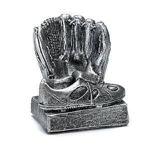 Baseball Spike and Glove w Optional Base + Custom Personalized Engraving, Baseball Award, Custom Baseball Award, Custom Engraving, US Made