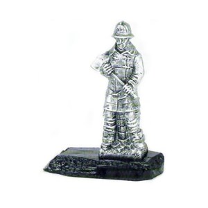 Fireman with Optional Base + Custom Personalized Engraving, Fireman Statue, Fireman Award, Firefighter, Firefighter Home Decor, Made in USA