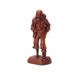 Pirate Statue w Optional Custom Engraving and Base, Pirate Statue, Pirate, Pirate Decor, Pirate Award, Pirate Gift, Engraved Statue, US Made