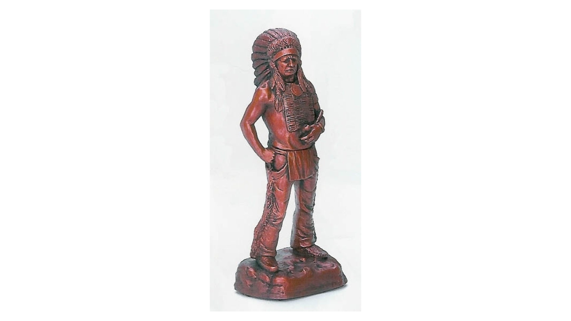 Jefe indio con grabado y base personalizados opcionales, estatua del jefe de la India, jefe indio, estatua del jefe nativo americano, jefe nativo americano