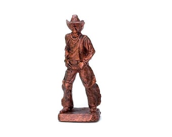 Cowboy Statue with Optional Custom Engraving, Cowboy Statue, Cowboy, Cowboy Award, Cowboy Gift, Cowboy Decor, Cowboy Trophy, Made in USA