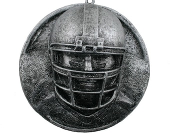 4" Football Bust Medal with Optional Personalized Custom Engraving, Custom Engraving, Football, Football Medal, Football Award, Made in USA
