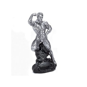 Male Bodybuilder with Optional Base + Custom Personalized Engraving, Custom Engraving, Bodybuilder, Bodybuilder Decor, Bodybuilding, US Made