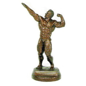Bodybuilder Male Archer w Optional Base + Custom Personalized Engraving, Male Archer Bodybuilder, Bodybuilding Award, Bodybuilder, USA Made