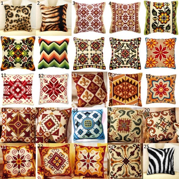 Tapestry Kit Needlepoint Pillow Kit Tapestry Pillow Kit Etsy