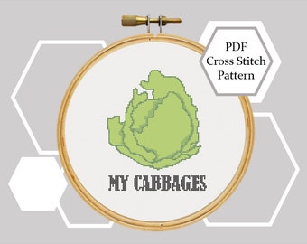 My Cabbages | Avatar: The last Airbender | Cross Stitch Pattern | PDF printable pattern | Instant Download