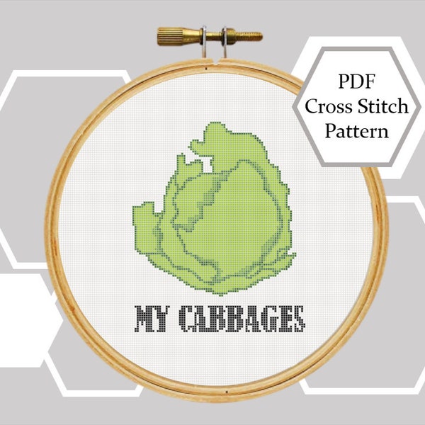 My Cabbages | Avatar: The last Airbender | Cross Stitch Pattern | PDF printable pattern | Instant Download