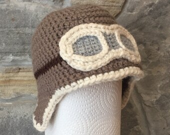 Chapeau d’aviateur de bébé, chapeau de pilote de bébé, chapeau d’habillage de bébé, costume de séance photo de bébé, chapeau d’hiver de bébé, chapeau de pilote, chapeau d’aviateur, Amelia Earhart