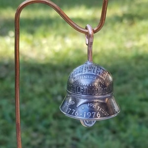 1776-1976 Bicentennial Coin Guardian Bell | Clad JFK Half Dollar Coin Bell | Guardian Bell, Turning 47? born in 1976 Birthday