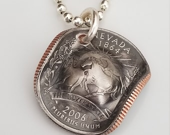 米国 2006 ネバダ州 25 セント硬貨 90% シルバー プルーフ コイン 925