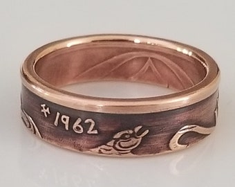 Norway Coin Ring | Norwegian Ring | Handmade Ring | Travel Gift | Unique Gift